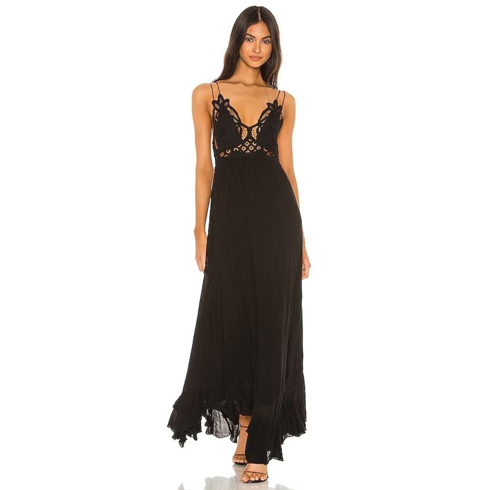 Free People Adella Maxi Slip Dress L - Picture 7 of 8